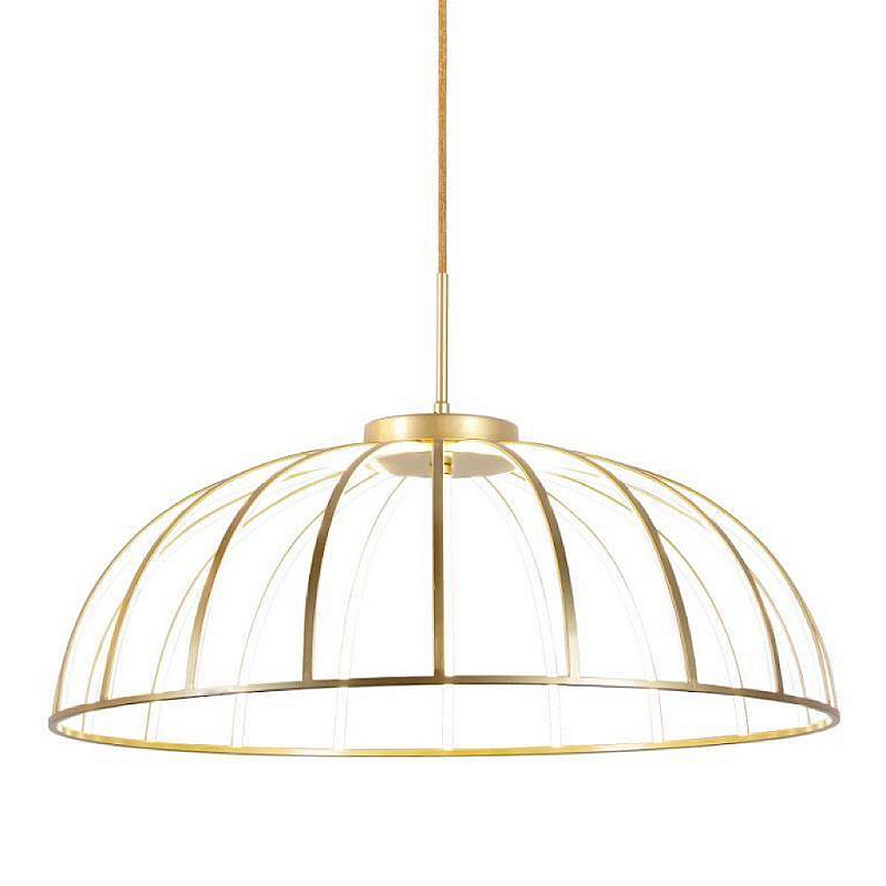 Подвесной светильник Brass Modern FRITURE VERTIGO PENDANT  Матовая латунь Белый в Нижнем Новгороде | Loft Concept 