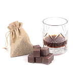 Камни для охлаждения виски из красного лемезита Natural Stone Cube варинант исполнения - 6 | Loft Concept в Нижнем Новгороде