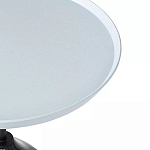 Кофейный столик с круглой столешницей и мраморным основанием Steel Reliability варинант исполнения - 4 | Loft Concept в Нижнем Новгороде