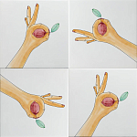 Плитка дизайнерская с рисунком Лимон варинант исполнения - 1 | Loft Concept в Нижнем Новгороде