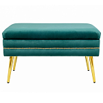 Мягкая банкетка с зоной для хранения Casket Green варинант исполнения - 1 | Loft Concept в Нижнем Новгороде