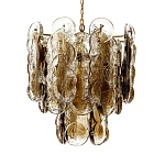 Люстра из круглых стеклянных элементов Vienna варинант исполнения - 1 | Loft Concept в Нижнем Новгороде