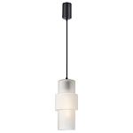 Подвесной светильник со стеклянным рифленым плафоном цилиндрической формы Eliara 13 варинант исполнения - 6 | Loft Concept в Нижнем Новгороде