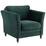 Кресло с обивкой из хлопкового велюра Porter Green Armchair варинант исполнения - 1 | Loft Concept в Нижнем Новгороде