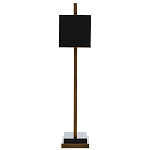 Настольная лампа прямоугольная с черным абажуром Strictness of Forms варинант исполнения - 3 | Loft Concept в Нижнем Новгороде