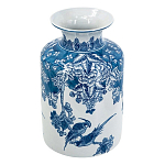 Ваза с мотивами цветущего сада с попугаями Vase Inspired by Nature варинант исполнения - 1 | Loft Concept в Нижнем Новгороде