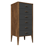 Комод из массива бука с 6-ю ящиками Tasteful Furniture варинант исполнения - 1 | Loft Concept в Нижнем Новгороде