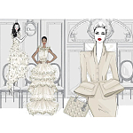 Megan Hess. Elegance варинант исполнения - 3 | Loft Concept в Нижнем Новгороде