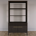 Стеллаж Primo с ящиками Темный орех варинант исполнения - 1 | Loft Concept в Нижнем Новгороде