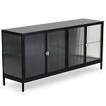 Сервант четырехдверный с рифленым стеклом The Keeper варинант исполнения - 1 | Loft Concept в Нижнем Новгороде