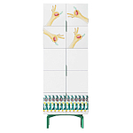 Тумба белая с рисунком Tall Forest Ok White варинант исполнения - 1 | Loft Concept в Нижнем Новгороде