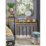 Зеркало с бронзовой подставкой в виде дерева и фарфоровыми птичками на голубом основании Eden Garden варинант исполнения - 3 | Loft Concept в Нижнем Новгороде