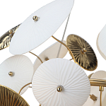 Люстра с белыми и золотистыми цветами Dahlia Flowers Lamp варинант исполнения - 7 | Loft Concept в Нижнем Новгороде
