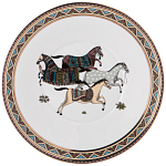 Чайный сервиз из фарфора с изображением лошадей на 6 персон 15 предметов Porcelain Horse Set  варинант исполнения - 6 | Loft Concept в Нижнем Новгороде