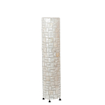 Торшер из перламутра на металлическом каркасе Indonesian Cylinder варинант исполнения - 4 | Loft Concept в Нижнем Новгороде