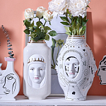 Ваза с золотисто-белыми фрагментами Faces of Imagination варинант исполнения - 3 | Loft Concept в Нижнем Новгороде