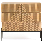 Комод с геометрическим рисунком на ящиках Anders Light Wood варинант исполнения - 2 | Loft Concept в Нижнем Новгороде