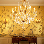 Обои ручная роспись Badminton Deep Rich Gold gilded paper варинант исполнения - 4 | Loft Concept в Нижнем Новгороде