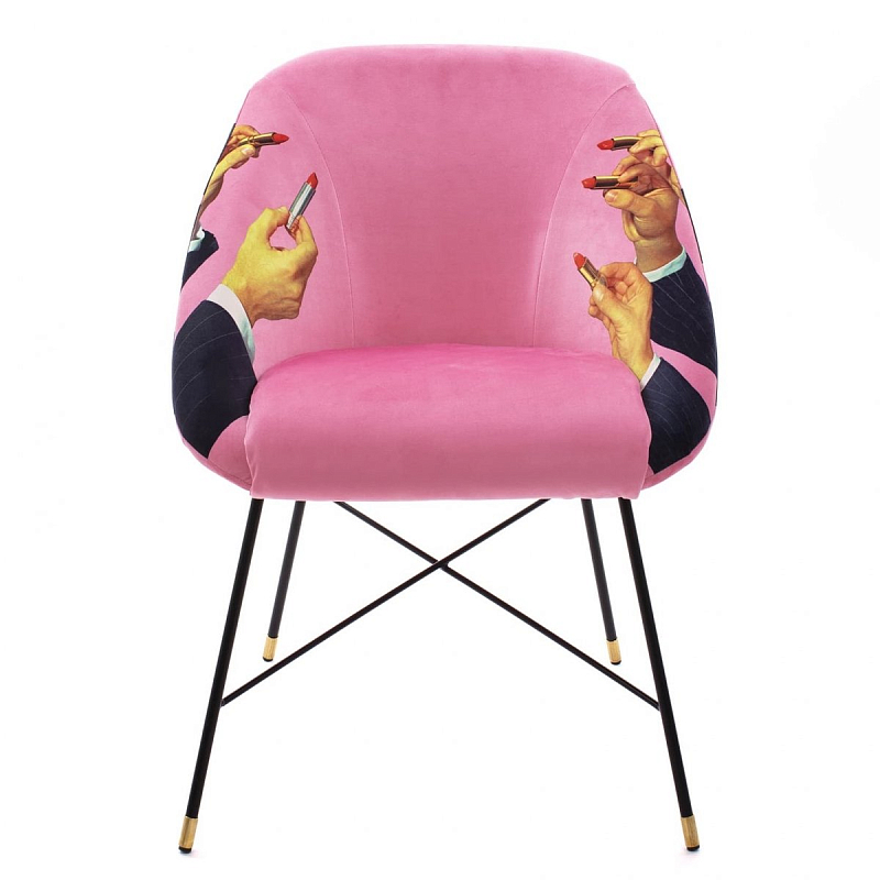 Кресло Seletti Padded Chair Lipsticks Pink Розовый (Rose) в Нижнем Новгороде | Loft Concept 