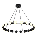 Люстра кольцевая с круглыми светодиодными источниками света Maxine Light варинант исполнения - 4 | Loft Concept в Нижнем Новгороде