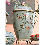 Ваза с крышкой и цветочным узором Genuine Chinese Classics варинант исполнения - 5 | Loft Concept в Нижнем Новгороде