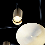 Потолочный светильник с 8-ю цилиндрическими плафонами цвета латунь TRIBES CHANDELIER варинант исполнения - 5 | Loft Concept в Нижнем Новгороде