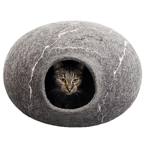 Домик для Домашнего Питомца - Валяный Камень из Шерсти