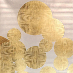 Обои ручная роспись в стиле Арт-деко Namban Colourway SC-289 on gold gilded paper варинант исполнения - 2 | Loft Concept в Нижнем Новгороде