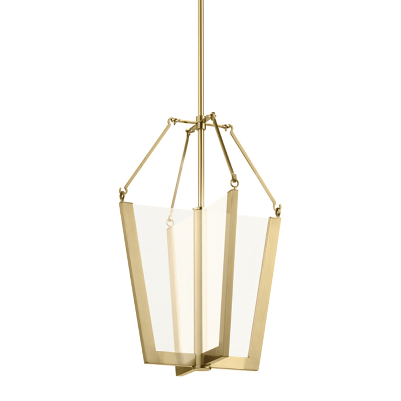  Подвесной светильник золотого цвета в форме фонаря Kichler Золотой в Нижнем Новгороде | Loft Concept 