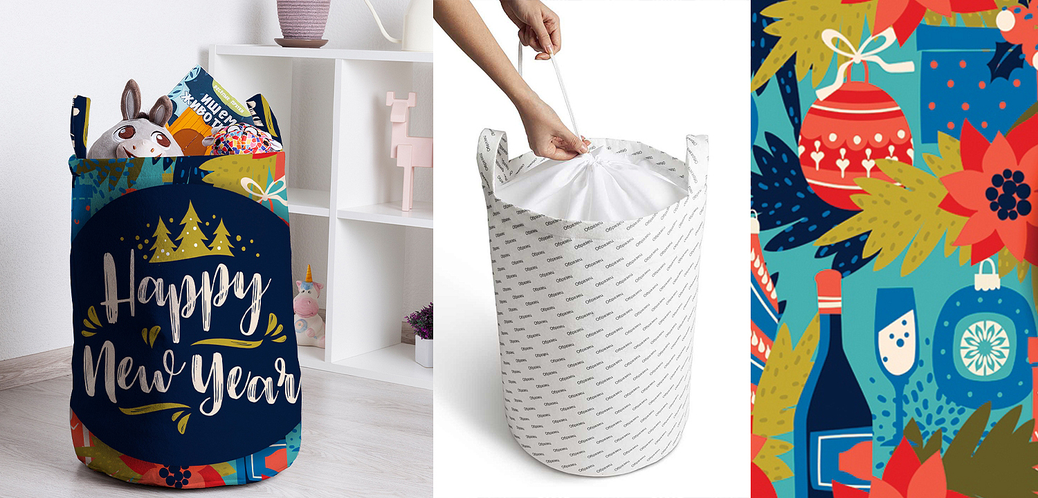 Корзина Happy New Year Basket Корзина Happy New Year Basket - Loft-Concept в Нижнем Новгороде