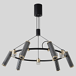 Люстра круглая с 9-ю цилиндрическими плафонами на магнитном креплении Bronze Concert варинант исполнения - 2 | Loft Concept в Нижнем Новгороде