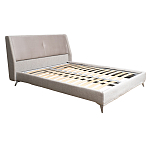 Кровать двуспальная серая Heart of the Bedroom варинант исполнения - 1 | Loft Concept в Нижнем Новгороде