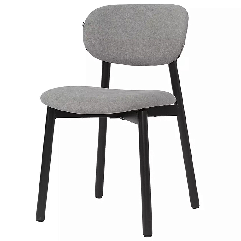 Стул с мягким сиденьем и спинкой Chair with Soft Seat and Back Кремовый Серый в Нижнем Новгороде | Loft Concept 