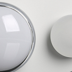 Бра овальной формы белого цвета с 2-мя лампами Lunar Pebbles варинант исполнения - 7 | Loft Concept в Нижнем Новгороде