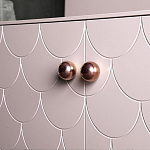 Дизайнерский комод розовый с фактурным фасадом Tiles варинант исполнения - 2 | Loft Concept в Нижнем Новгороде