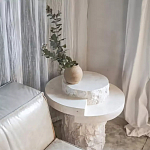 Дизайнерский журнальный стол цилиндрической формы фактурный Mylepen варинант исполнения - 3 | Loft Concept в Нижнем Новгороде