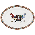 Сервиз обеденный из фарфора с изображением лошадей на 6 персон 23 предмета Porcelain Horse Set  варинант исполнения - 4 | Loft Concept в Нижнем Новгороде