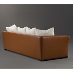 Элитарный современный диван Birmingham с кожаной спинкой варинант исполнения - 2 | Loft Concept в Нижнем Новгороде