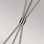 Торшер на трех тонких перекрещенных ножках с белым конусным абажуром из льна Feiss варинант исполнения - 7 | Loft Concept в Нижнем Новгороде