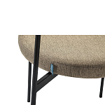 Стул металлический с мягкой спинкой и сиденьем Alfie Chair варинант исполнения - 9 | Loft Concept в Нижнем Новгороде