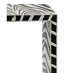 Консоль Дизайнерская Kenya Console ZEBRA Bone Inlay black варинант исполнения - 2 | Loft Concept в Нижнем Новгороде