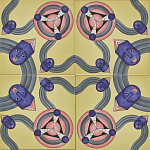 Плитка дизайнерская с узором Дива варинант исполнения - 2 | Loft Concept в Нижнем Новгороде