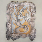 Тканый вручную монументальный настенный гобелен Soft Inception варинант исполнения - 3 | Loft Concept в Нижнем Новгороде