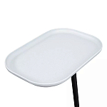 Столик приставной с прямоугольной серой столешницей Steel Stable Table варинант исполнения - 4 | Loft Concept в Нижнем Новгороде