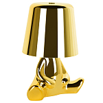 Настольная лампа фигурная золотого цвета с гладким абажуром Высота 16 см Sophia варинант исполнения - 2 | Loft Concept в Нижнем Новгороде