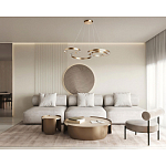 Люстра подвесная светодиодная в виде волнообразной ленты Ribbon Vortex варинант исполнения - 26 | Loft Concept в Нижнем Новгороде