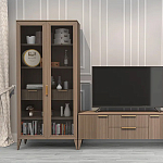 Витрина 2-х дверная с 5-ю полками и 2-мя ящиками Harper Line варинант исполнения - 2 | Loft Concept в Нижнем Новгороде