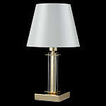 Настольная лампа с белым тканевым абажуром в форме конуса Laurent варинант исполнения - 8 | Loft Concept в Нижнем Новгороде