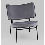 Мини-кресло District Lounge велюр серый варинант исполнения - 1 | Loft Concept в Нижнем Новгороде