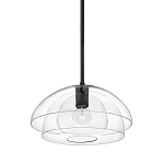 Подвесной светильник с прозрачным двойным стеклянным плафоном в форме купола и внутренней сферой Hinkley варинант исполнения - 1 | Loft Concept в Нижнем Новгороде